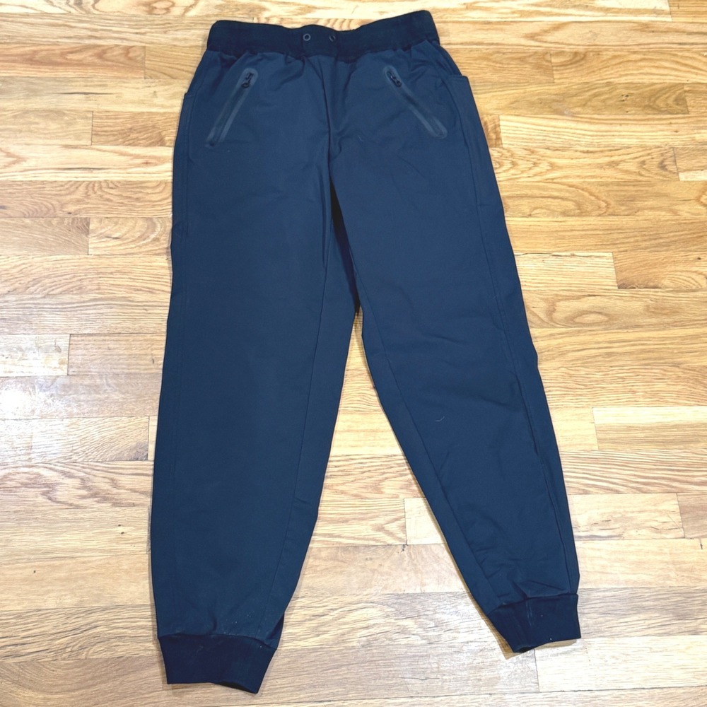 Blanc Noir Black Tech Fabric Joggers Athletic Pants Small